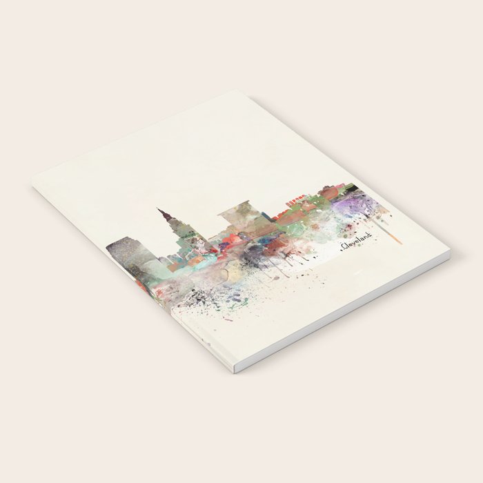cleveland ohio skyline Notebook Gallery Image 1