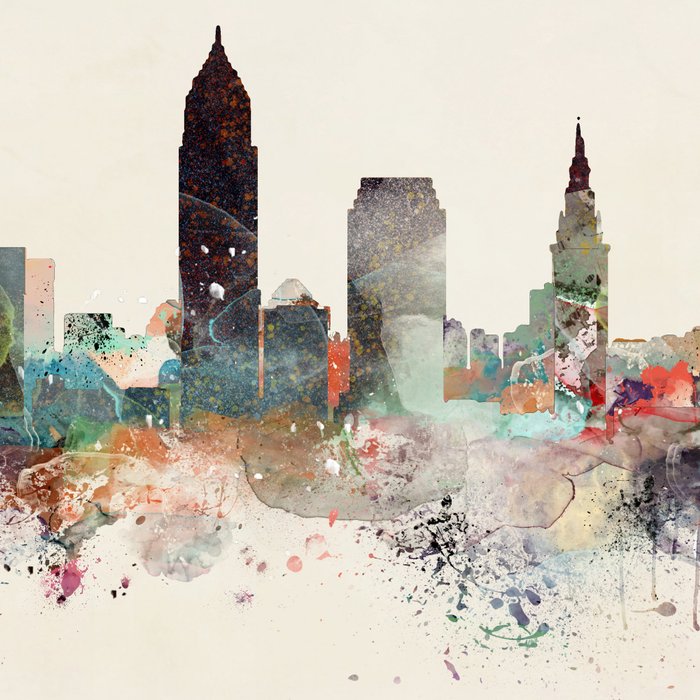 cleveland ohio skyline Coffee Mug Gallery Image 2