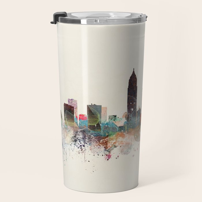 cleveland ohio skyline Travel Mug Gallery Image 3