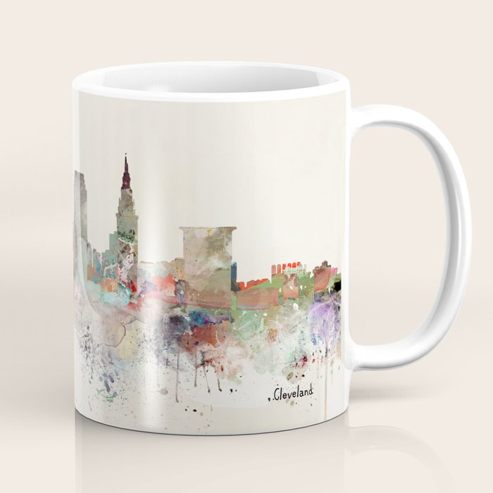 cleveland ohio skyline Coffee Mug Gallery Image 1