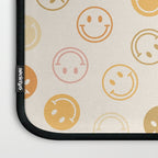 Neutral Smiley Face Pattern Laptop Sleeve Gallery Image 3