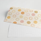 Neutral Smiley Face Pattern Wrapping Paper Gallery Image 2