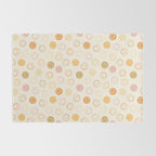 Neutral Smiley Face Pattern Rug Gallery Image 2
