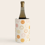 Neutral Smiley Face Pattern Wine Chiller Gallery Image 3