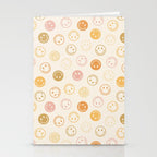Neutral Smiley Face Pattern Stationery Card Gallery Image 2