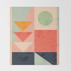 Abstract Geometric Shapes 91 Throw Blanket Gallery Image 2