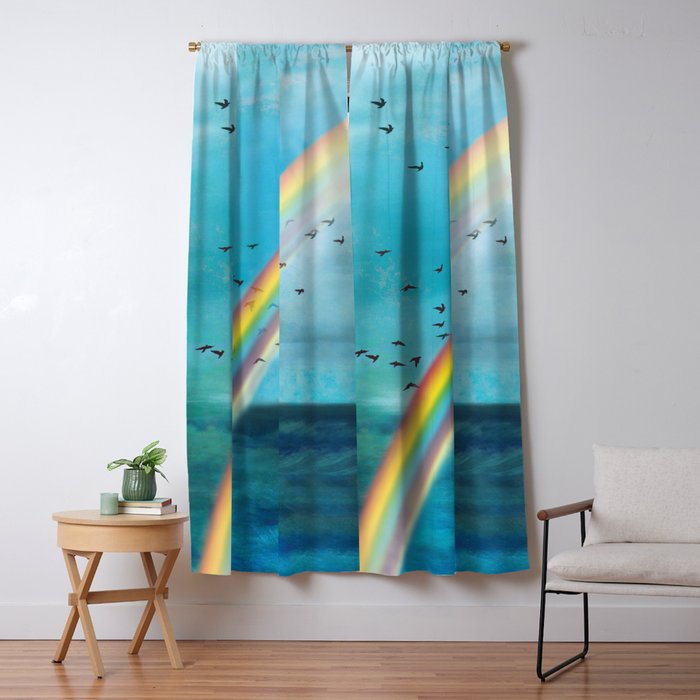 Rainbow Window Curtain Gallery Image 1