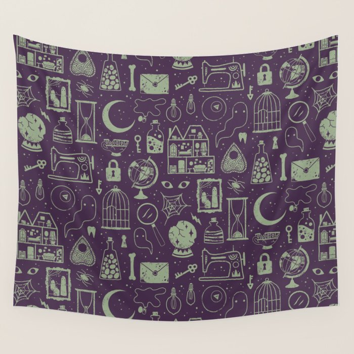 Haunted Attic: Phantom Wall Tapestry Gallery Image 4