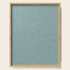 boho hexagon stripes - dusty blue Serving Tray Gallery Image 1