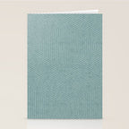 boho hexagon stripes - dusty blue Stationery Card Gallery Image 2