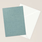 boho hexagon stripes - dusty blue Stationery Card Gallery Image 2