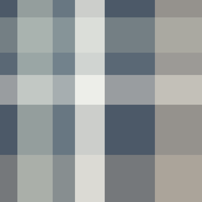 Retro Modern Plaid Pattern 2 in Neutral Blue Gray Coffee Mug Gallery Image 2