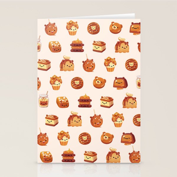 Salted caramel bear Stationery Card Gallery Image 1