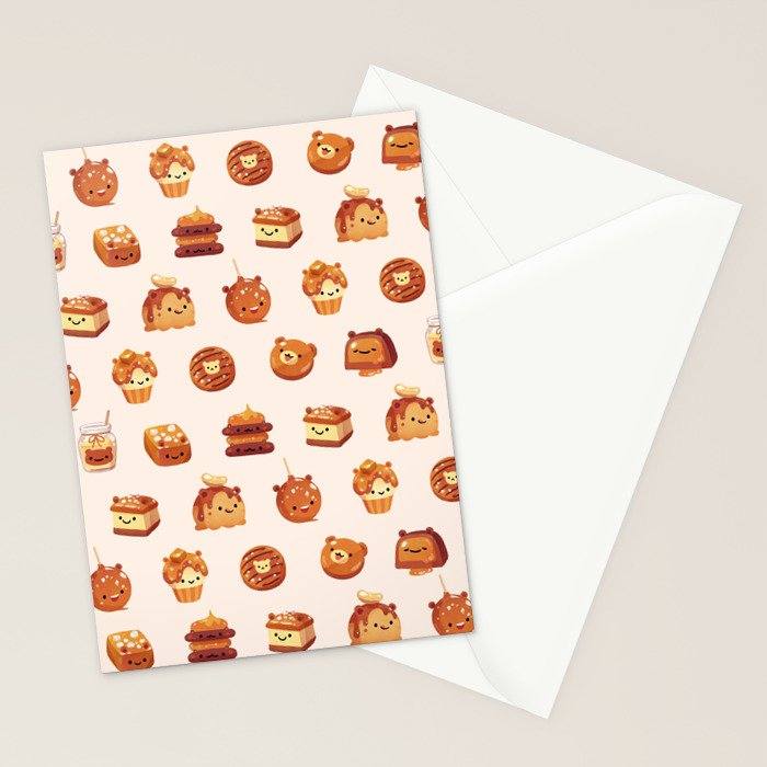 Salted caramel bear Stationery Card Gallery Image 2