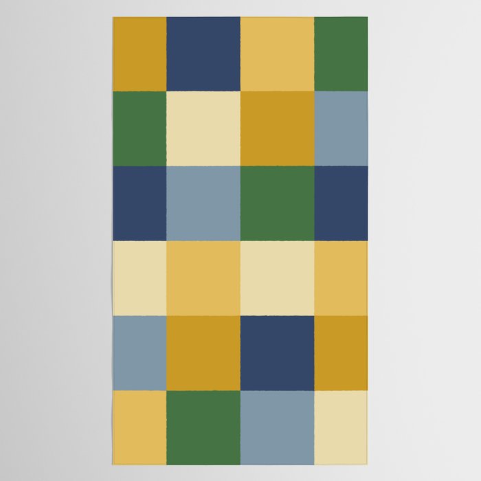 Bold Colorful Checks Pattern - Large XXIII Tablecloth Gallery Image 2