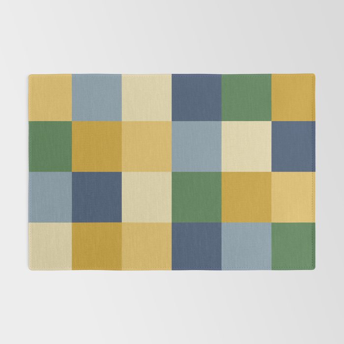 Bold Colorful Checks Pattern - Large XXIII Rug Gallery Image 2