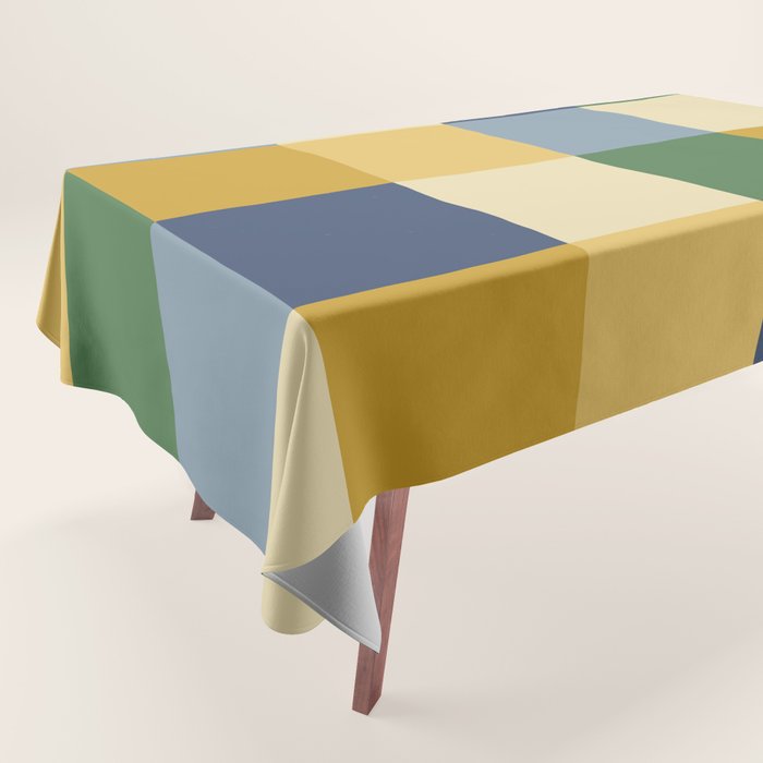 Bold Colorful Checks Pattern - Large XXIII Tablecloth Gallery Image 1