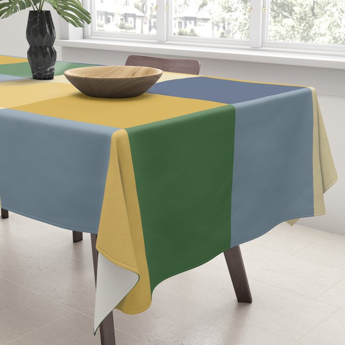 Bold Colorful Checks Pattern - Large XXIII Tablecloth Gallery Image 3