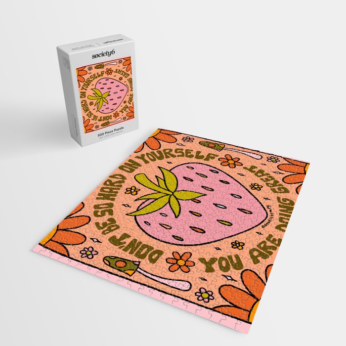 Don't Be So Hard on Yourself Jigsaw Puzzle Gallery Image 2