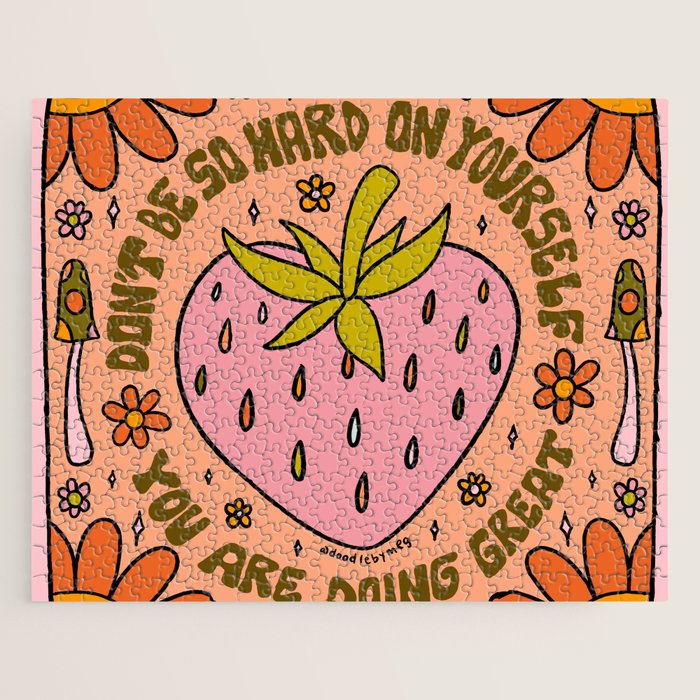 Don't Be So Hard on Yourself Jigsaw Puzzle Gallery Image 1