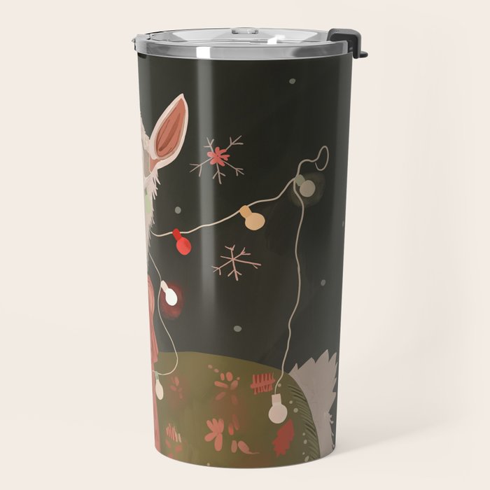 Holiday Llama Joy Travel Mug Gallery Image 2