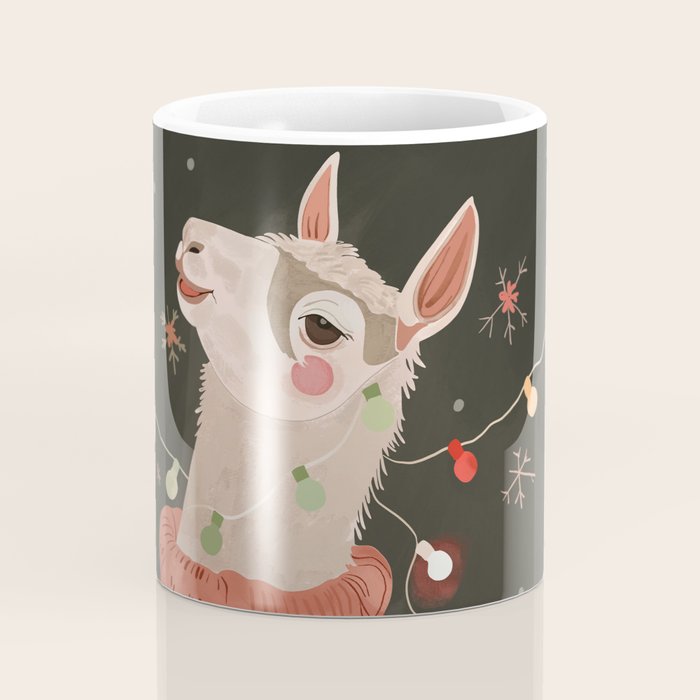 Holiday Llama Joy Coffee Mug Gallery Image 4