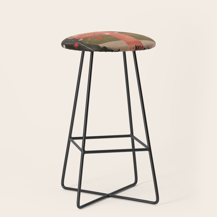 Holiday Llama Joy Stool Gallery Image 1