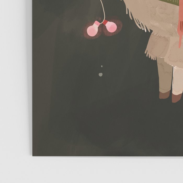 Holiday Llama Joy Poster Gallery Image 3