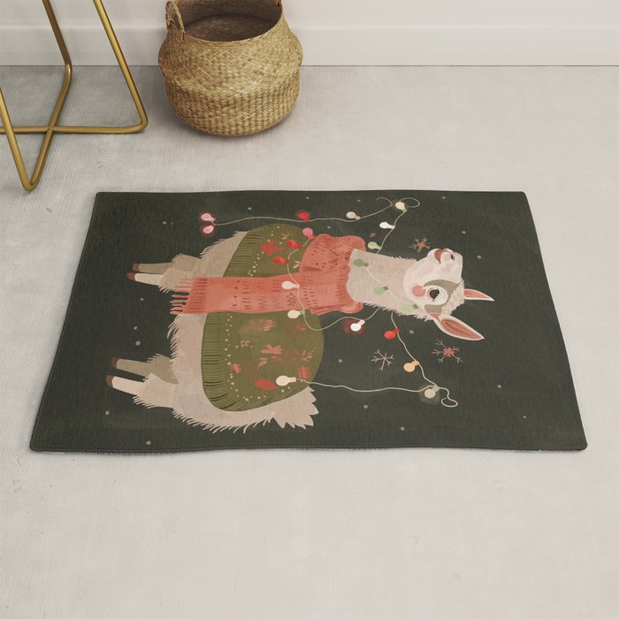 Holiday Llama Joy Rug Gallery Image 1