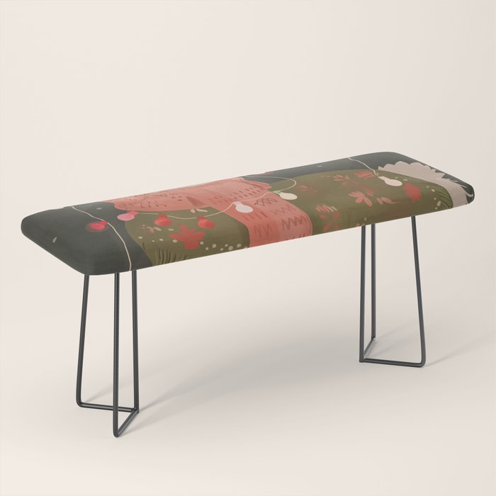 Holiday Llama Joy Bench Gallery Image 1