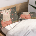 Holiday Llama Joy Pillow Sham Gallery Image 2