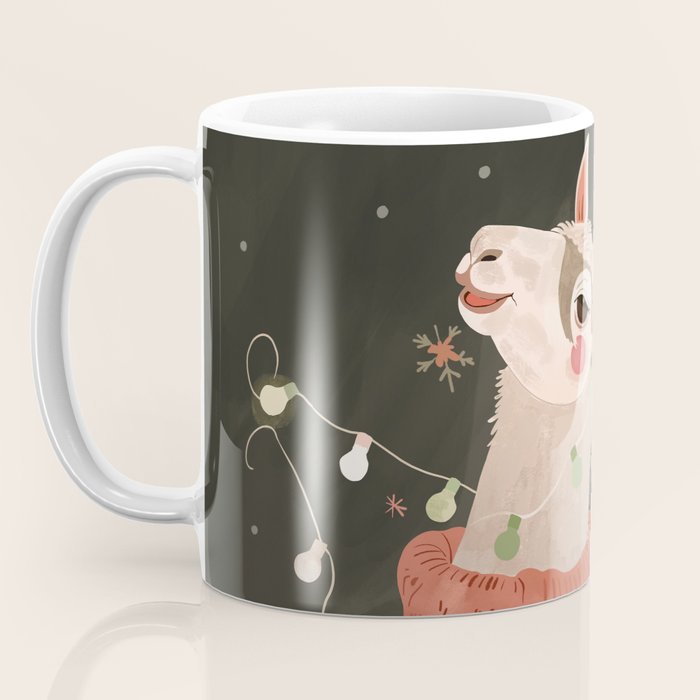Holiday Llama Joy Coffee Mug Gallery Image 3