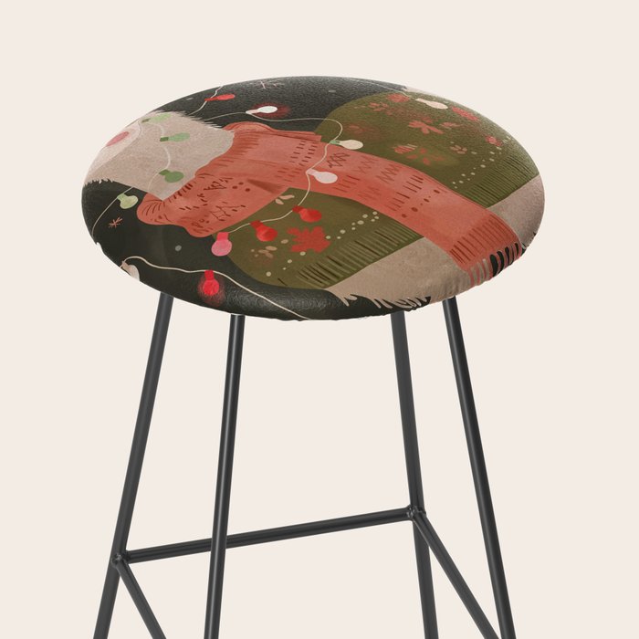 Holiday Llama Joy Stool Gallery Image 2