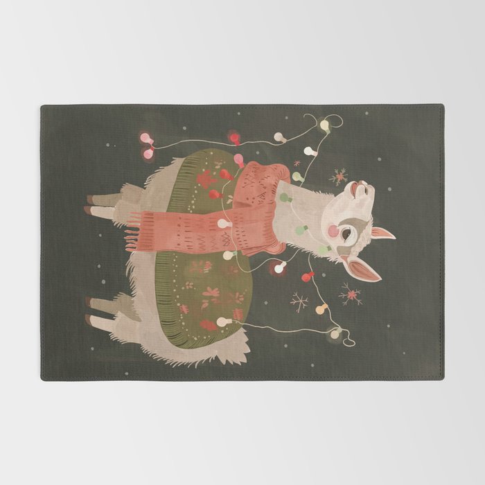 Holiday Llama Joy Rug Gallery Image 2