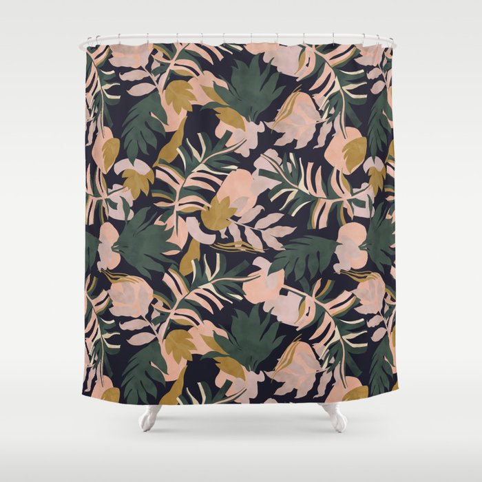 Abstract nature tropical 34 Shower Curtain Gallery Image 1