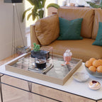 Triangles Putty Mauve Serving Tray Gallery Image 2