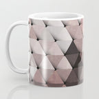 Triangles Putty Mauve Coffee Mug Gallery Image 3
