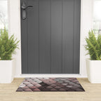 Triangles Putty Mauve Welcome Mat Gallery Image 3