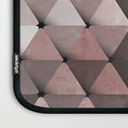 Triangles Putty Mauve Laptop Sleeve Gallery Image 3