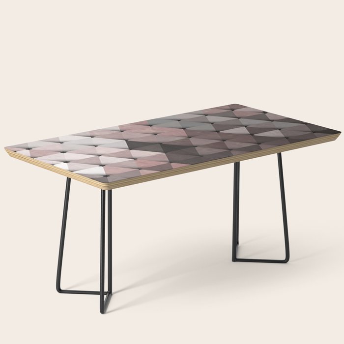 Triangles Putty Mauve Coffee Table Gallery Image 1