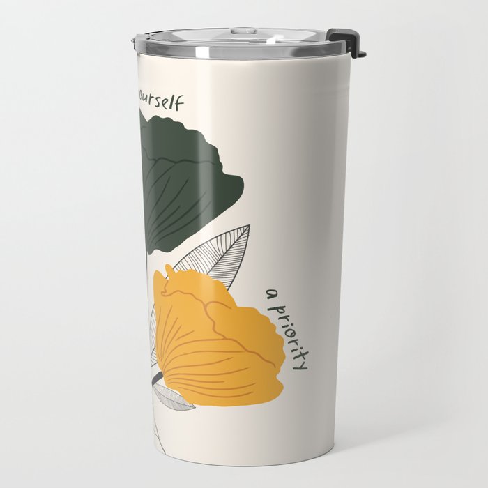 Make Yourself a Priority Travel Mug Gallery Image 2