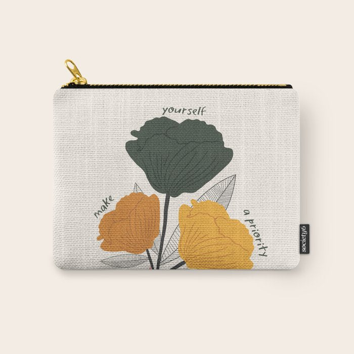 Make Yourself a Priority Carry All Pouch Gallery Image 1