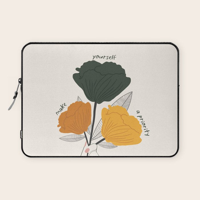 Make Yourself a Priority Laptop Sleeve Gallery Image 1
