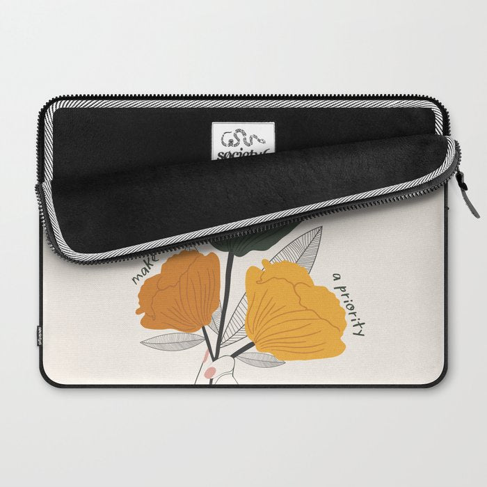 Make Yourself a Priority Laptop Sleeve Gallery Image 2