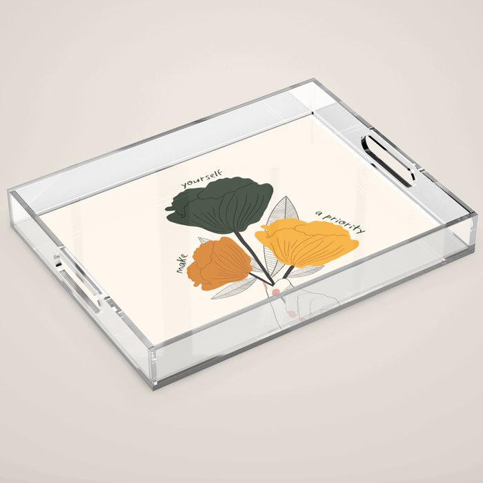 Make Yourself a Priority Acrylic Tray Gallery Image 1