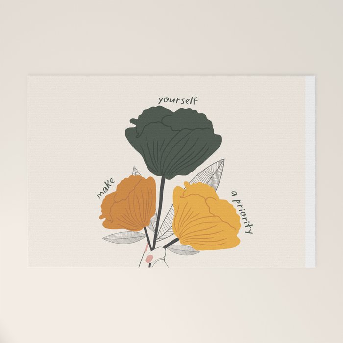 Make Yourself a Priority Welcome Mat Gallery Image 1