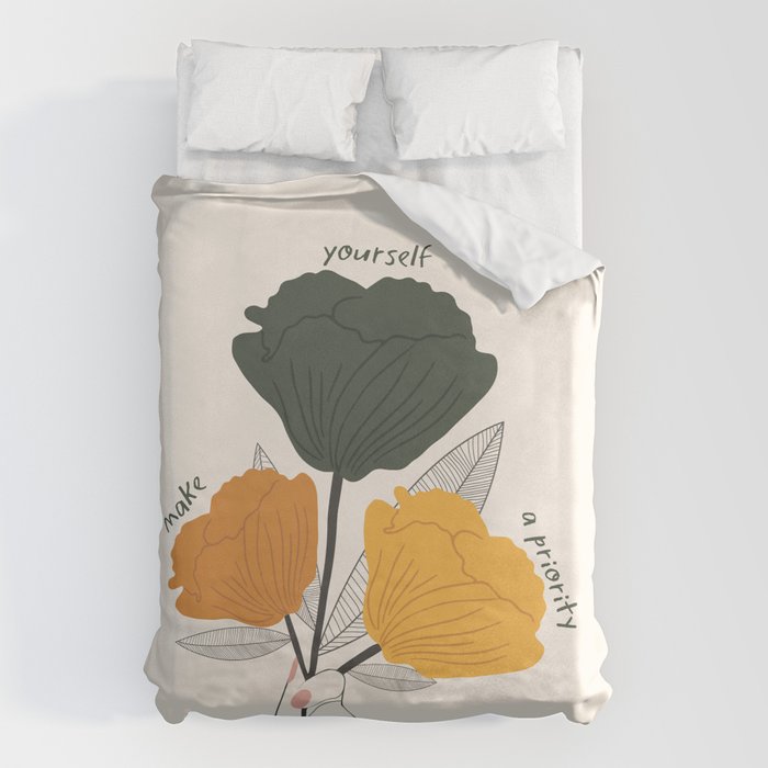 Make Yourself a Priority Duvet Cover Gallery Image 6
