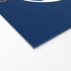 HoHoHo Cheerful little Christmas Illustration blue Welcome Mat Gallery Image 2