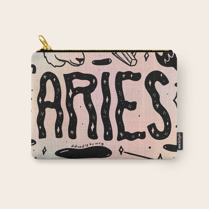 Celestial Aries Carry All Pouch Gallery Image 1