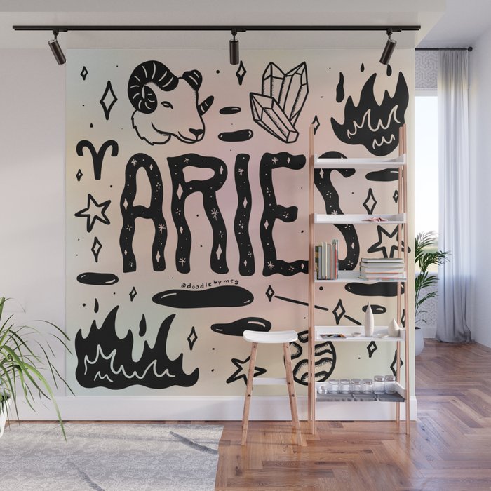Celestial Aries Wall Mural Gallery Image 1